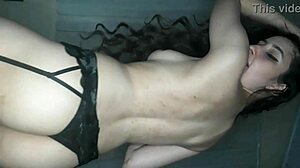 Naughty bunny teases with big ass in hidden spot. Her taboo lesbian play is pure heat.