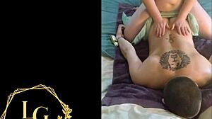 Belle-m�re potel�e suce et avale mon sperme apr�s massage europ�en.