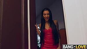 Adelle Saballe Bent Over for Too Big Anal