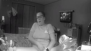 Slutty Teen Caught Masturbating Hard to Porn on Hidden Cam