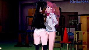 Marika Kato and Chiaki Kurihara Crave Intense Lesbian Futanari Play