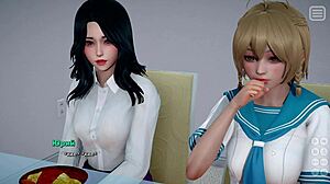 Complete gameplay of my bully is my lover part 1 with blonde slut in missionary and cowgirl