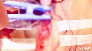 i suck and pinch the clitoris to make her squirt orgasm