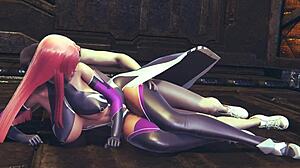 Makai kishi fucks tight pussy in spooning pose