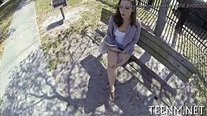 Filling Teen 18+ Scarlett Sawyer Mouth With Goo