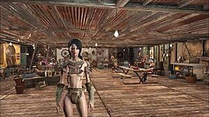 I admire Chyler Leigh as a top model in Fallout 4 fashion.