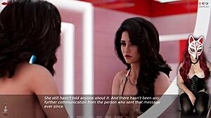 ms denvers dances at 40 in the nightclub with brunette