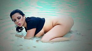 Wet Screaming Orgasm by the Pool with Big Tits Pornstar Using Toys and Fingering