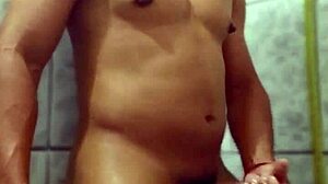 Feeling so hot while fucking in the bathroom.