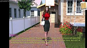 wife and stepmother get erotic in this hentai anime 😏