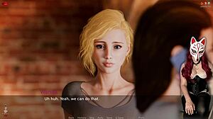 ms denvers dances at 40 in the nightclub with brunette