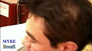 i hired a big-ass model, sucked her cock, fucked her pussy and ass, then came in her mouth