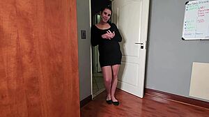 Oh Yes! I Sucked Colleague's Monster Cock And Got Cum Dumped On Face!