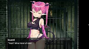 Doskoinpo succubus imp with small tits in femdom fetish