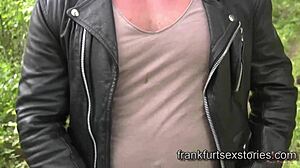 brutal gay orgy with 4 studs bangin’ hard in woods! 😱