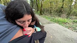 hey, a forest walk turned into banging a sexy guide girl!