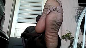 bear black master, do you need a slave to worship your big feet after work?