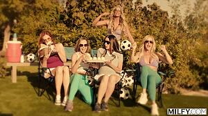 Brandi Love spit-roasted by two monster BBCs in MMF