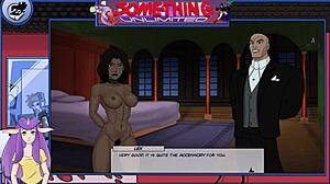 redhead bodybuilder with big tits in game