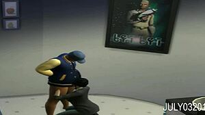 Voyeur Sees Chinese Lady Sucking Black Dick!