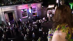 Wow! Girls Strip Naked on Bourbon Street and Hotel Room!