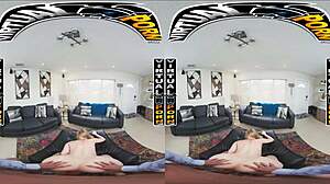 Busty blonde Blake Blossom blooms in virtual reality