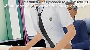 学校のデーンにフェムボーイのケツを激しく突かれる