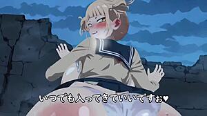 feeling the passion as toga himiko gets creampied in this 3d hentai anime