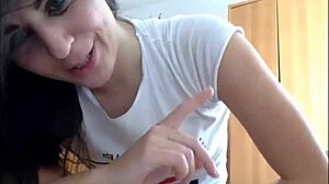 18yo Horny Stepsister Rides Me Hard on Webcam - SexyCams24.eu! 😈