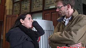 Black Dutch Hooker Sucks Before Hard Fuck