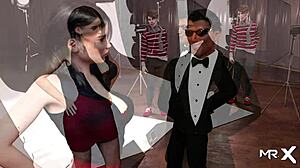 Secretaries Show Butts In Fashion Business Game