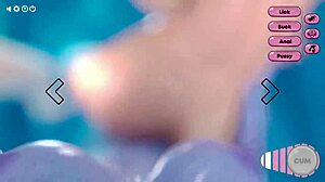 Wet 3D futa bitches bang near pool