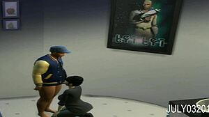 Voyeur Sees Chinese Lady Sucking Black Dick!