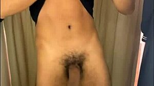 Massive Brazilian Cock Spied in Shopping Mall Fitting Room