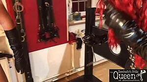 Queen Dominatrix Frida Rules with BDSM Cage Fetish