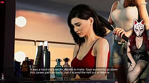 Ms Denvers dominates game with big Asian tits