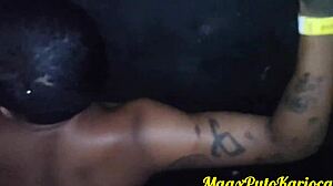 Damn, filled married guy's ass with cum at party!