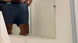 Massive Brazilian Cock Spied in Shopping Mall Fitting Room