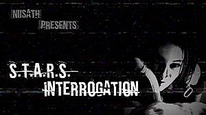 jill valentine's stars interrogation in resident evil parody, getting blowjob and facial from monster cock.