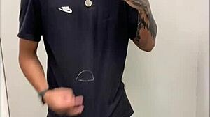 Massive Brazilian Cock Spied in Shopping Mall Fitting Room