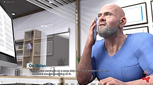 Sara Rides Daddy's Huge Cock in Animated Hentai Game