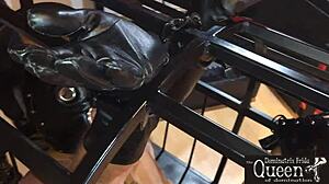 Queen Dominatrix Frida Rules with BDSM Cage Fetish