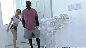 i can't get enough of this blonde skank sucking big black cock and getting facial cumshot