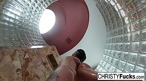 Hot Shower Fun With Christy Dahlia And Ivan