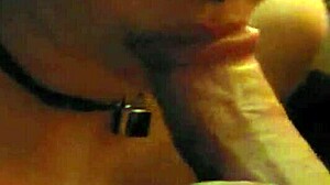 Slavegirl receives cumshot facial in bdsm scene