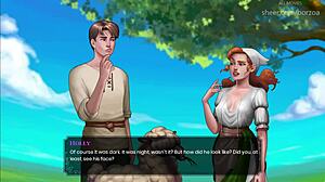 myrtle shows big boobs in lingerie