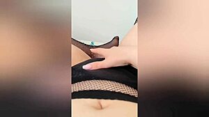 Stirring Up My Tight Hole Through My Panties When Im Home Alone