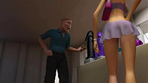3dgspot - busty blonde bimbo cant resist fucking all her holes compilation 3d animation