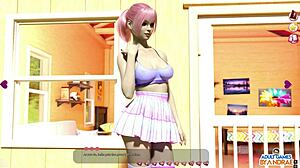 ep22 violet cums hard from clapping in hentai group. helping the hotties rocks!