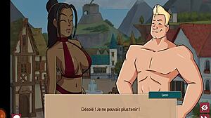 In HG Queens brothel, a girl creates her own brothel with fantasy elements